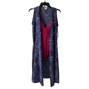 LuLaRoe "Joy" Beach Cover Up, Vest Medium